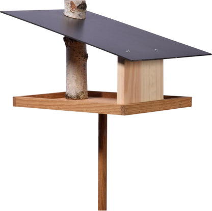 Art. 98775FSCe - Vogelhaus "Futura"  minimalistische Futterstation für Wildvögel - Luxus-Vogelhaus.de