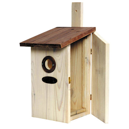 Art. 22415e, 22515e - Großer Beobachtungs-Vogelnistkasten "Einblick" in 2 Farbversionen - Luxus-Vogelhaus.de